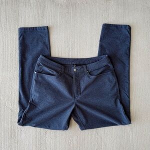 lululemon men’s navy chinos straight leg trousers pants